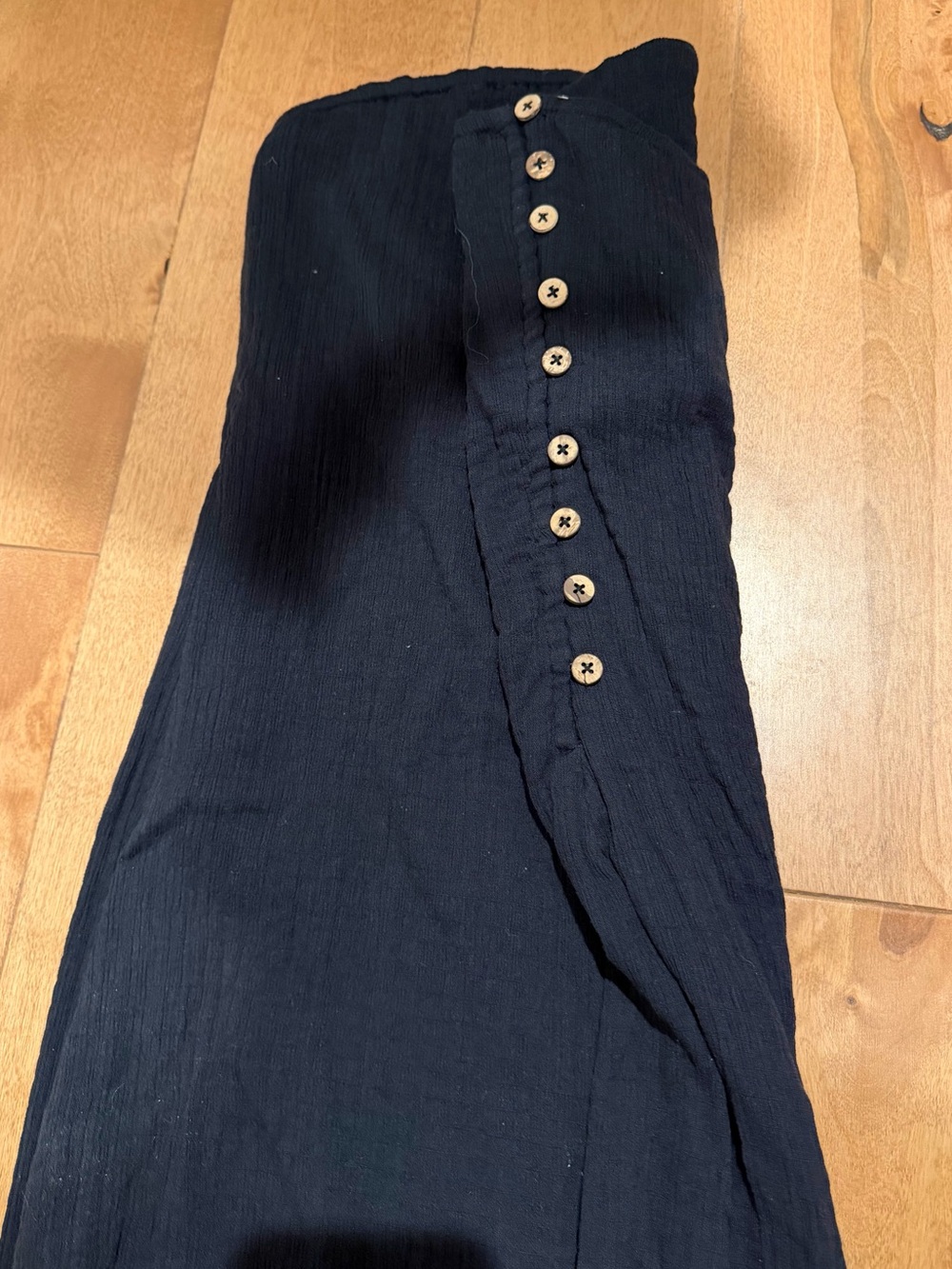 Free People Black Ruffle Dress - Picture 2 of 4